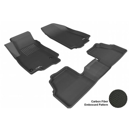 3D Maxpider 3D MAXpider L1BC01601509 BUICK ENCORE 2013-2014 KAGU BLACK R1 R2 Floor Mat L1BC01601509
